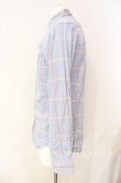 画像3: ヴィヴィアンウエストウッド MAN 中古 / ポケットチェックシャツ 46 サックス  O-25-10-12-006-bl-YM-OS (3)