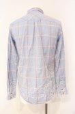 画像4: ヴィヴィアンウエストウッド MAN 中古 / ポケットチェックシャツ 46 サックス  O-25-10-12-006-bl-YM-OS (4)