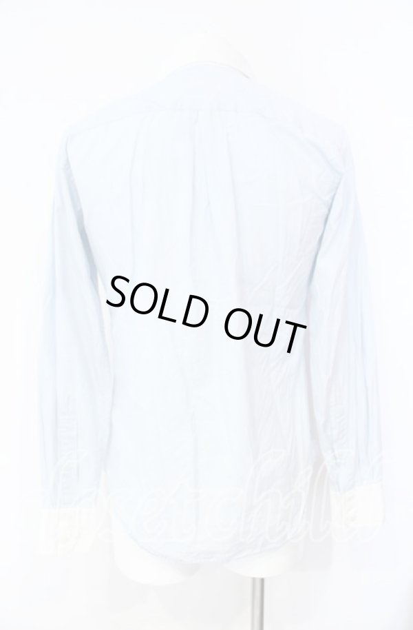 画像5: ヴィヴィアンウエストウッド MAN 中古 / 切替エドットクラシックシャツ 44 サックス  O-25-10-12-007-bl-YM-OS (5)