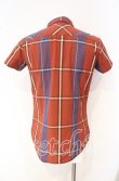 画像4: ヴィヴィアンウエストウッド MAN 中古 / 半袖チェックシャツ 44 レッド  O-25-10-12-010-bl-YM-OS (4)