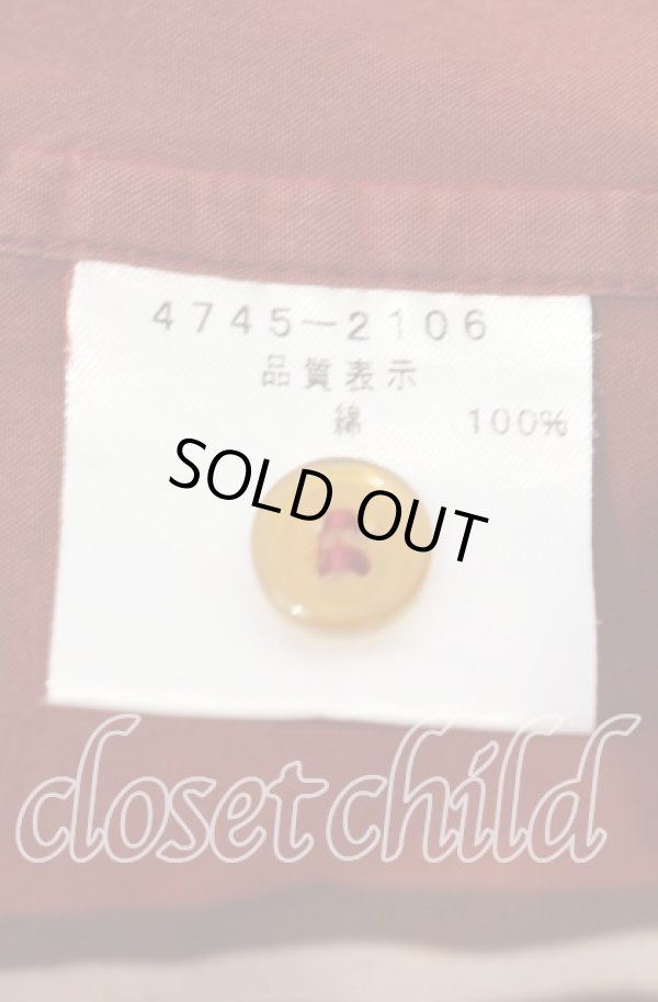 画像6: ヴィヴィアンウエストウッド MAN 中古 / 半袖チェックシャツ 44 レッド  O-25-10-12-010-bl-YM-ZH (6)