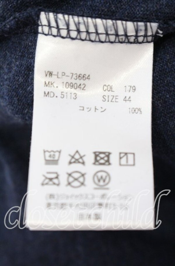 画像7: ヴィヴィアンウエストウッド MAN 中古 / GINGHAM PUPPY Tシャツ 44 ネイビー  O-25-10-12-001-ts-YM-ZH (7)