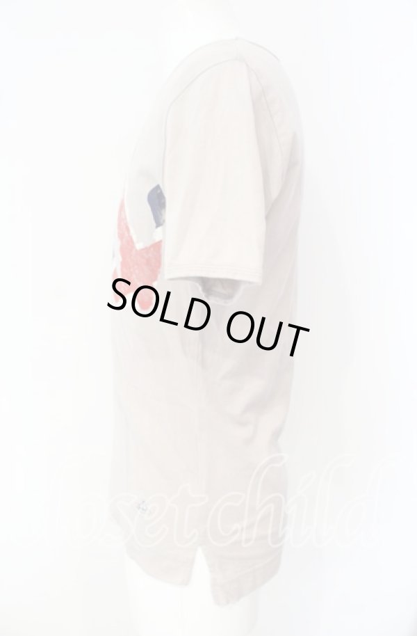 画像3: ヴィヴィアンウエストウッド MAN 中古 / ハンドプリント Tシャツ 44 ピンクベージュ系  O-25-10-12-014-ts-YM-OS (3)
