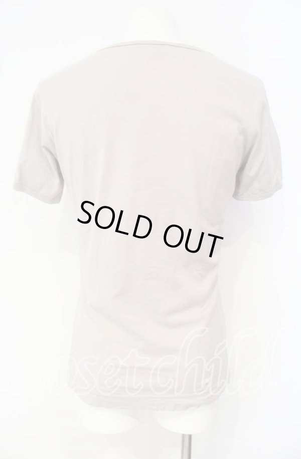 画像4: ヴィヴィアンウエストウッド MAN 中古 / ハンドプリント Tシャツ 44 ピンクベージュ系  O-25-10-12-014-ts-YM-OS (4)