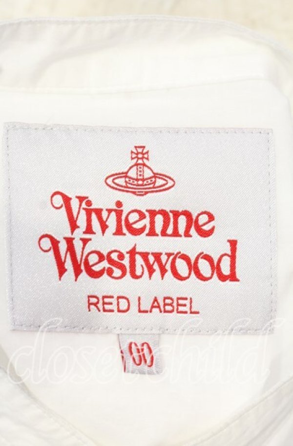 画像6: ヴィヴィアンウエストウッド 中古 / コットンローンラブフリルシャツ 00 ホワイト  O-25-10-12-016-bl-IG-OS (6)