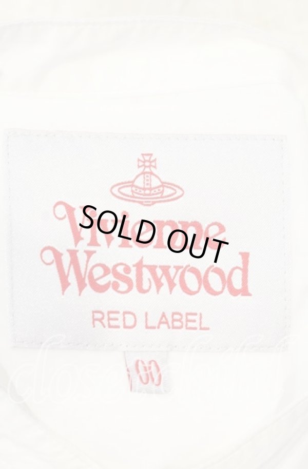 画像6: ヴィヴィアンウエストウッド 中古 / コットンローンラブフリルシャツ 00 ホワイト  O-25-10-12-016-bl-IG-ZY (6)