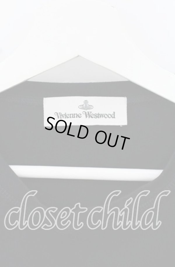 画像4: ヴィヴィアンウエストウッド MAN 中古 / TAPE TEE（テープティー） L ブラック  O-25-10-19-022-ts-IG-OS (4)