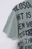 画像2: ヴィヴィアンウエストウッド MAN 中古 / GAIA with LINE ORBリラックスTシャツ（ガイアウィズラインオーブ） 46 グリーン  O-25-10-19-025-ts-IG-OS (2)