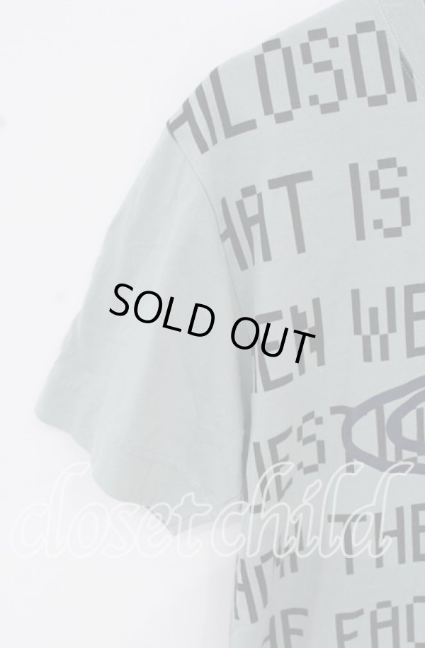 画像2: ヴィヴィアンウエストウッド MAN 中古 / GAIA with LINE ORBリラックスTシャツ（ガイアウィズラインオーブ） 46 グリーン  O-25-10-19-025-ts-IG-ZH (2)