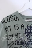 画像4: ヴィヴィアンウエストウッド MAN 中古 / GAIA with LINE ORBリラックスTシャツ（ガイアウィズラインオーブ） 46 グリーン  O-25-10-19-025-ts-IG-OS (4)
