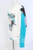 画像2: ヴィヴィアンウエストウッド 中古 / CAT BOSSCHAERT 長袖カットソー S ホワイトｘブルーｘマルチ  O-25-10-19-003-to-YM-OS (2)