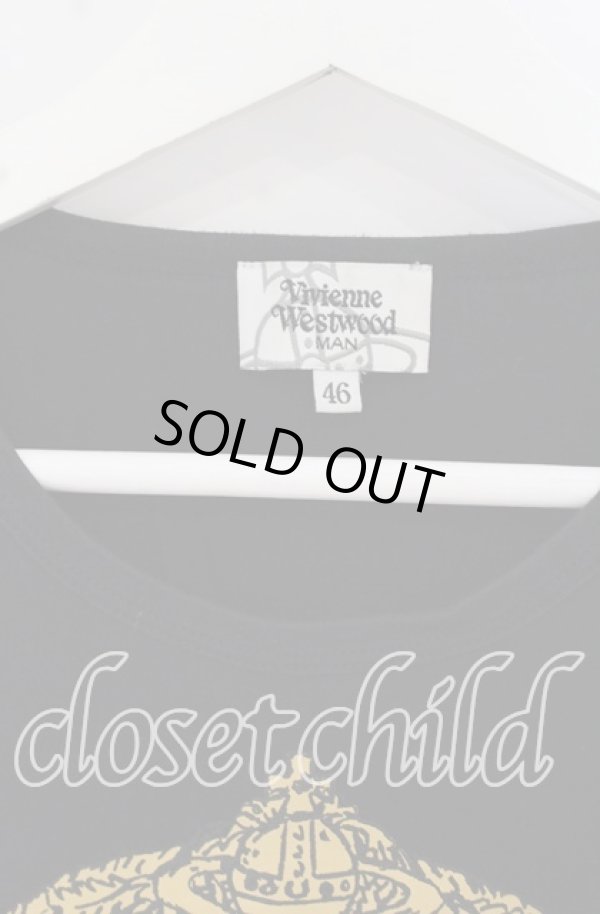画像3: ヴィヴィアンウエストウッド MAN 中古 / “バニーインフレーム” Tシャツ 46 ブラック  O-25-10-19-029-ts-IG-OS (3)
