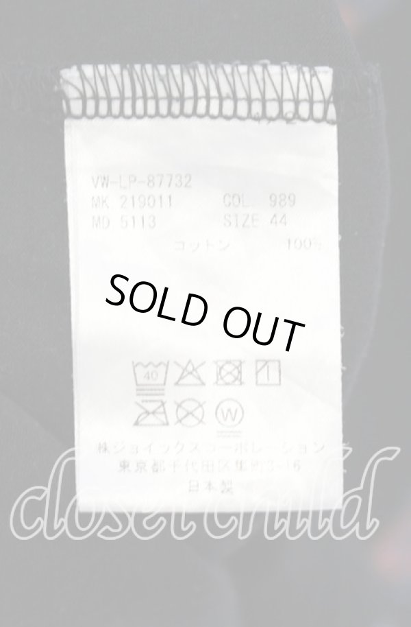 画像5: ヴィヴィアンウエストウッド MAN 中古 / “SPRAY ORB” リラックス Tシャツ（スプレーオーブ） 44 ブラック  O-25-10-19-030-to-IG-ZH (5)