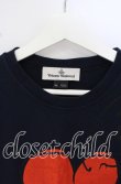画像2: ヴィヴィアンウエストウッド MAN 中古 / CLASSIC T-SHIRT CULTURE HEART（クラシックティーシャツ カルチャーハート） M ネイビー  O-25-10-19-032-ts-IG-OS (2)