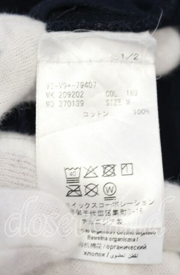 画像5: ヴィヴィアンウエストウッド MAN 中古 / CLASSIC T-SHIRT CULTURE HEART（クラシックティーシャツ カルチャーハート） M ネイビー  O-25-10-19-032-ts-IG-ZH (5)