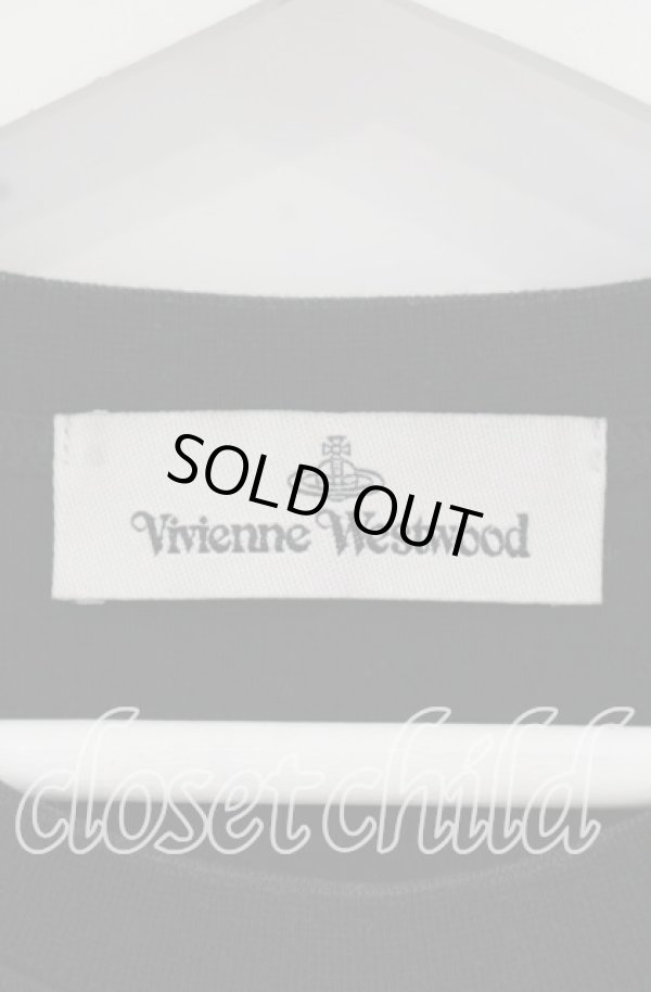 画像4: ヴィヴィアンウエストウッド MAN 中古 / TEDDY CLASSIC T-SHIRT（テディクラシックティーシャツ） M ブラック  O-25-10-19-034-ts-IG-OS (4)