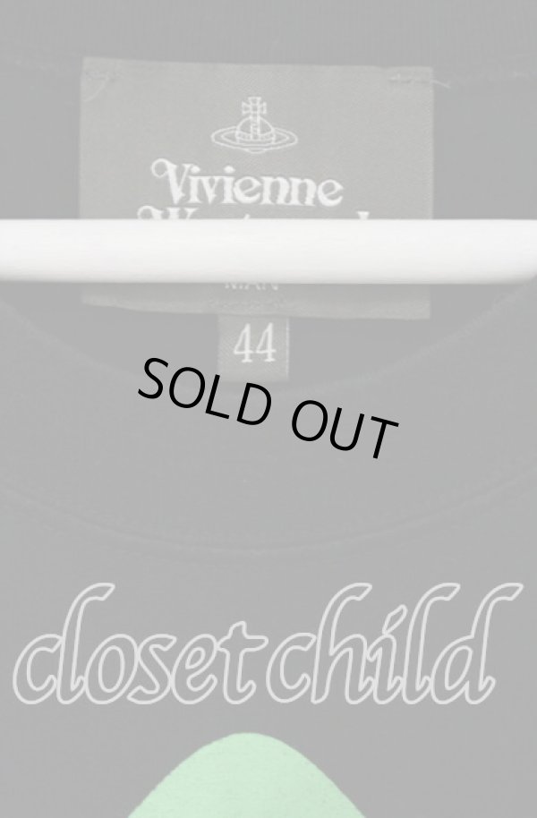 画像3: ヴィヴィアンウエストウッド MAN 中古 / "UNIVERSITY OF PEACE" リラックスTシャツ（ユニバーシティーオブピース） 44 ブラック  O-25-10-19-036-ts-IG-ZH (3)