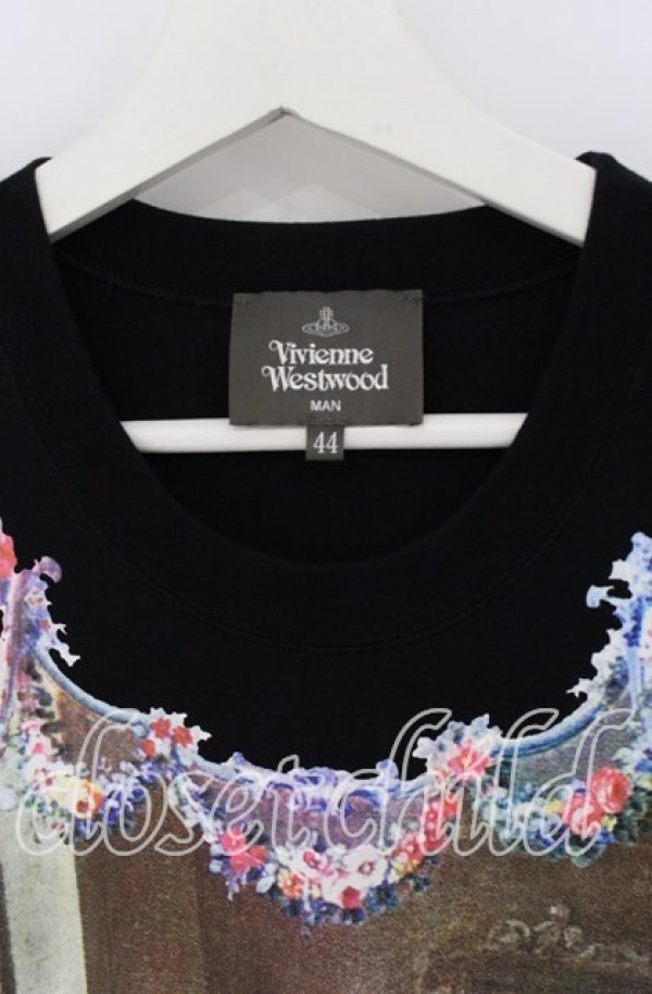 画像2: ヴィヴィアンウエストウッド MAN 中古 / SCULPTURE BOYリラックスTシャツ（スカルプチャーボーイ） 44 ブラック  O-25-10-19-037-ts-IG-OS (2)