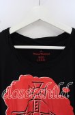 画像2: ヴィヴィアンウエストウッド 中古 / オーブプリントスクエアTシャツ 2 ブラック  O-25-10-19-038-to-IG-OS (2)