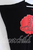 画像3: ヴィヴィアンウエストウッド 中古 / オーブプリントスクエアTシャツ 2 ブラック  O-25-10-19-038-to-IG-OS (3)