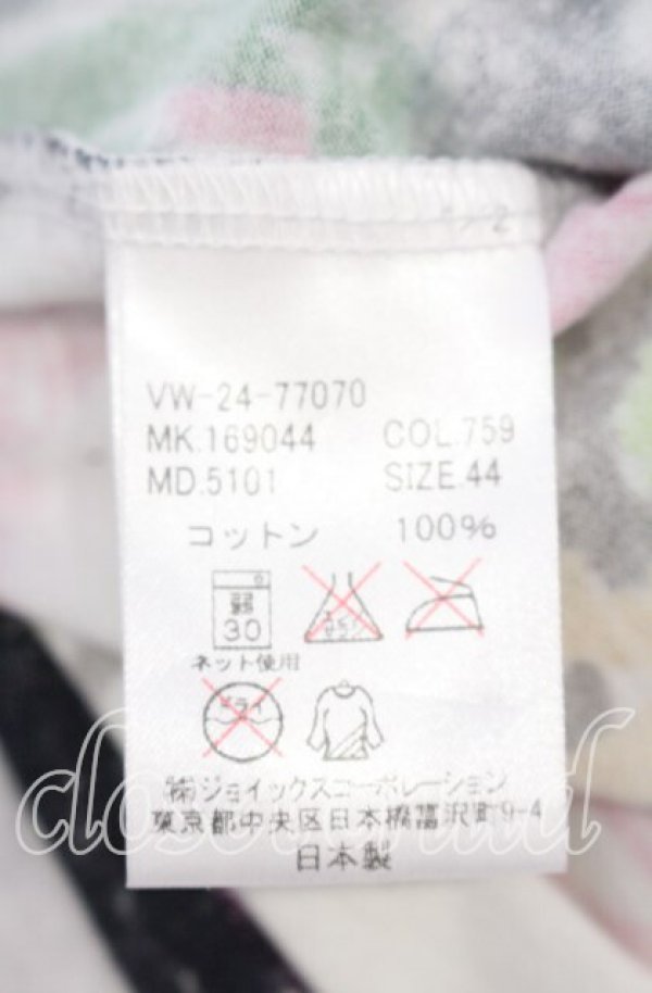 画像4: ヴィヴィアンウエストウッド 中古 / クレヨン柄カットソー 44 マルチ  O-25-10-19-039-ts-YM-ZH (4)