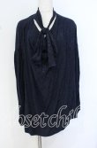 画像3: ANGLOMANIA 中古 / バルーン袖ドレープトップス 38 ネイビー  O-25-10-19-040-to-YM-OS (3)