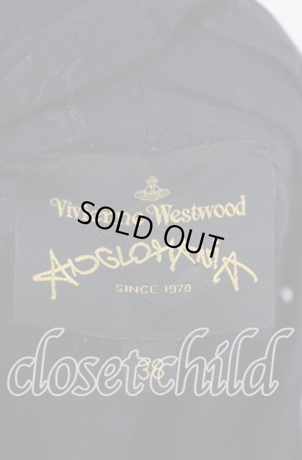 画像9: ANGLOMANIA 中古 / バルーン袖ドレープトップス 38 ネイビー  O-25-10-19-040-to-YM-OS (9)