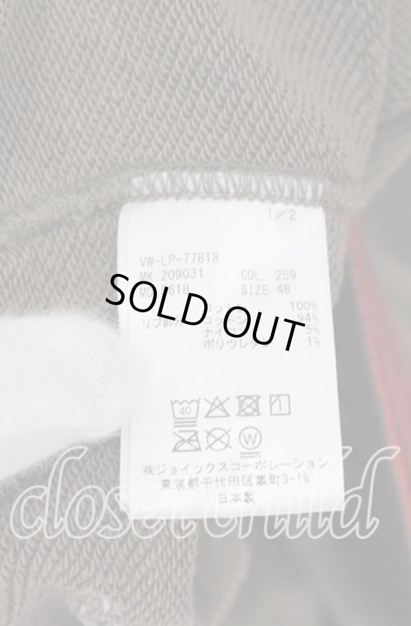 画像4: ヴィヴィアンウエストウッド MAN 中古 / ENDANGERED SPECIES OWL　スウェット 48 グレーｘワイン  O-25-10-19-004-to-YM-ZH (4)
