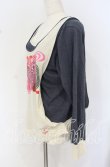 画像2: ヴィヴィアンウエストウッド 中古 / セパレート変形カットソー 00 グレーｘベージュ  O-25-10-19-042-to-YM-OS (2)