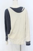 画像3: ヴィヴィアンウエストウッド 中古 / セパレート変形カットソー 00 グレーｘベージュ  O-25-10-19-042-to-YM-OS (3)