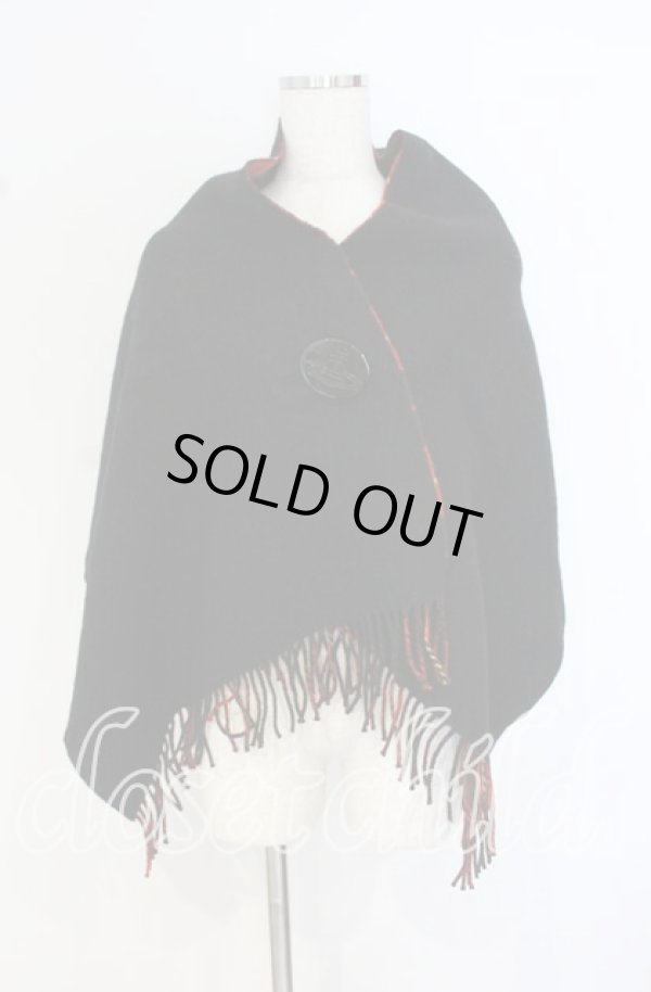 画像3: ヴィヴィアンウエストウッド 中古 / リバーシブルストール  レッドタータン  O-25-10-19-044-gd-YM-OS (3)