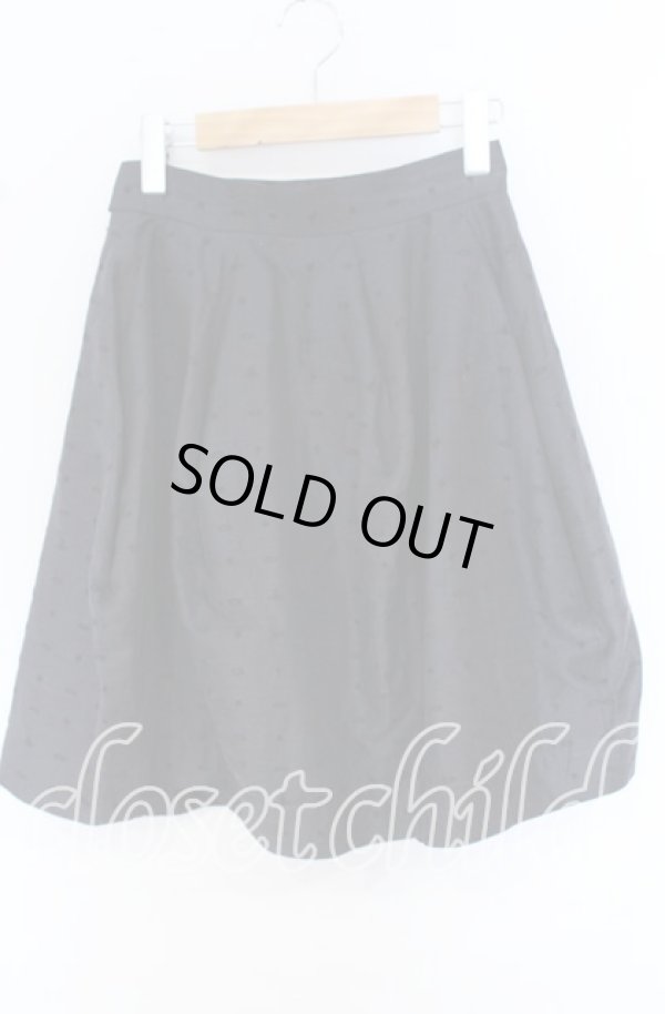 画像3: ヴィヴィアンウエストウッド 中古 / ドットオーブ刺繍スカート 2 ネイビー  O-25-10-19-045-sk-IG-OS (3)