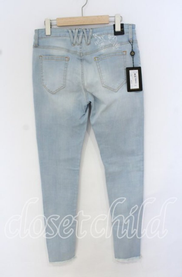 画像3: ANGLOMANIA 中古 / SUPER SKINNY DENIM（スーパースキニーデニムパンツ） 30 ライトインディゴ  O-25-10-19-047-pa-YM-ZH (3)