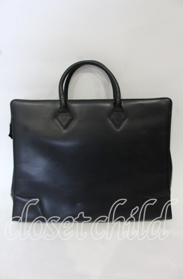 画像9: ヴィヴィアンウエストウッド 中古 / プレーンバッグ  ブラック  O-25-10-19-049-ba-IG-OS (9)