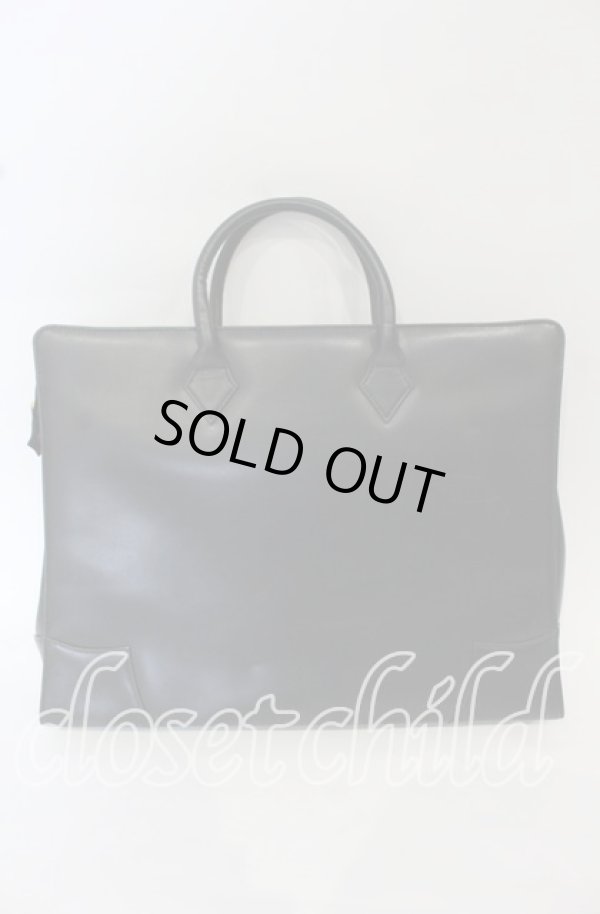 画像9: ヴィヴィアンウエストウッド 中古 / プレーンバッグ  ブラック  O-25-10-19-049-ba-IG-OS (9)