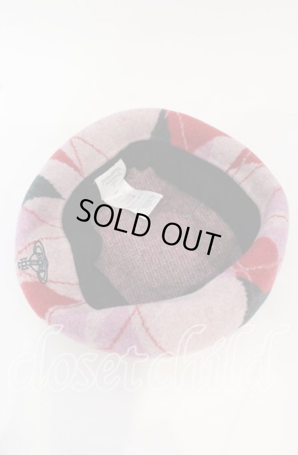 画像3: ヴィヴィアンウエストウッド 中古 / HARLEQUIN バスクベレー（ハーレクインバスクベレー） M~S ピンク  O-25-10-19-054-ha-IG-ZH (3)