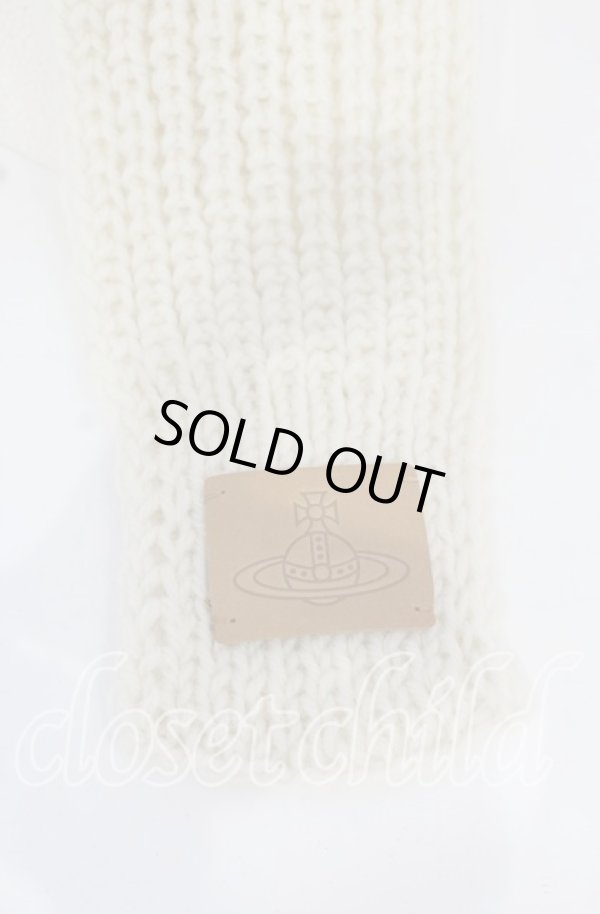 画像2: ヴィヴィアンウエストウッド 中古 / Cat Ear Kint（キャットイヤーニットキャップ）  アイボリー  O-25-10-19-055-ha-YM-OS (2)