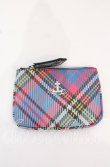 画像2: ヴィヴィアンウエストウッド 中古 / BIOGREEN SAFFIANO PRINTED COIN PURSE（バイオグリーンサフィアーノプリンテッドコインケース）  マックアンディタータン  O-25-10-19-059-gd-YM-OS (2)