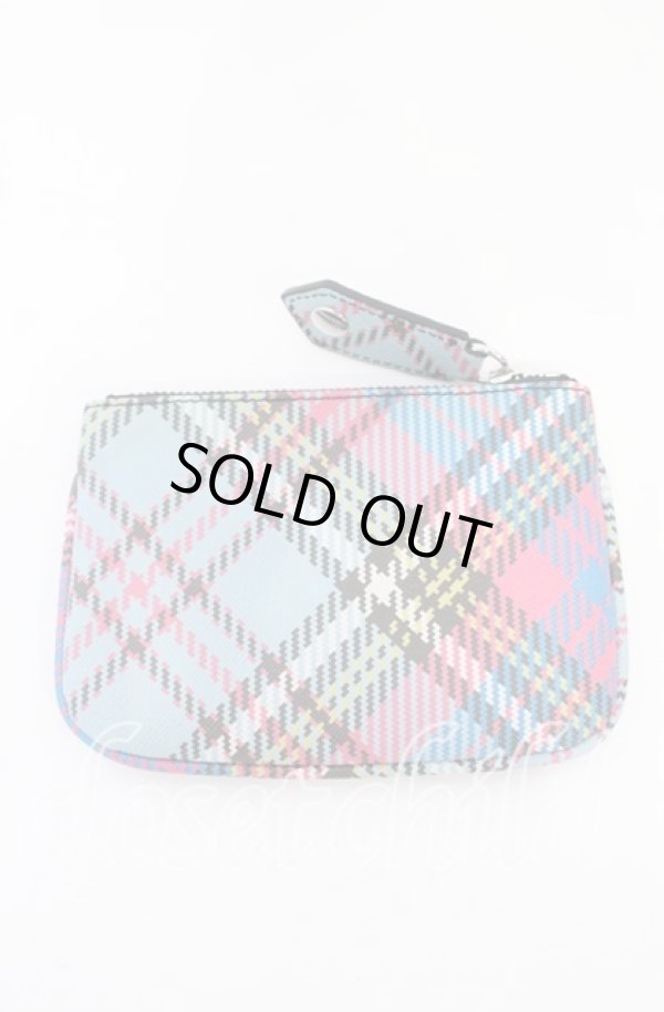 画像3: ヴィヴィアンウエストウッド 中古 / BIOGREEN SAFFIANO PRINTED COIN PURSE（バイオグリーンサフィアーノプリンテッドコインケース）  マックアンディタータン  O-25-10-19-059-gd-YM-OS (3)