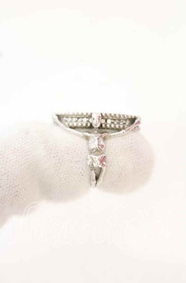 画像4: ヴィヴィアンウエストウッド 中古 / Skeleton Ring（スケルトン　リング） S（11号） シルバー  O-25-10-19-063-rg-YM-OS (4)