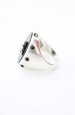 画像3: ヴィヴィアンウエストウッド 中古 / Black Oval Ring（ブラックオーバル　リング） S（11号） ブラックｘシルバー  O-25-10-19-064-rg-YM-OS (3)