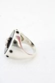 画像4: ヴィヴィアンウエストウッド 中古 / Black Oval Ring（ブラックオーバル　リング） S（11号） ブラックｘシルバー  O-25-10-19-064-rg-YM-OS (4)