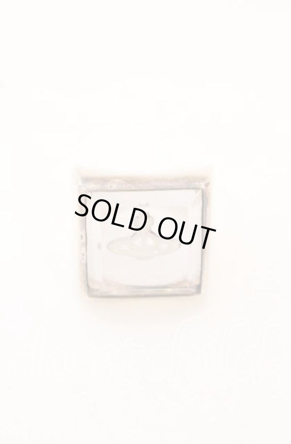 画像2: ヴィヴィアンウエストウッド 中古 / Glass Squear Ring（グラススクエアリング） S（11号） シルバーｘクリア  O-25-10-19-065-ac-YM-OS (2)