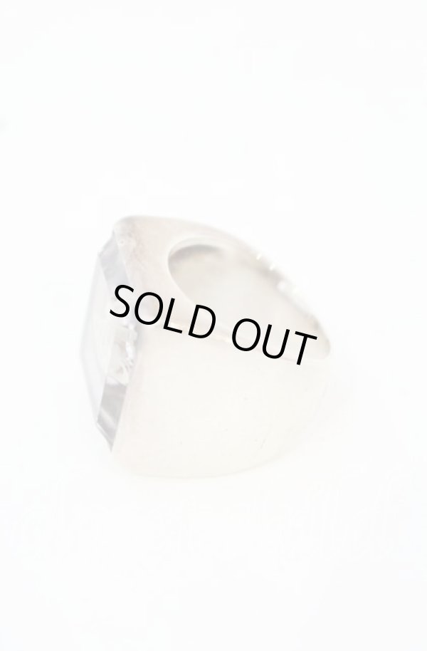 画像3: ヴィヴィアンウエストウッド 中古 / Glass Squear Ring（グラススクエアリング） S（11号） シルバーｘクリア  O-25-10-19-065-ac-YM-OS (3)
