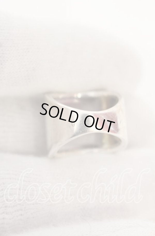 画像5: ヴィヴィアンウエストウッド 中古 / Glass Squear Ring（グラススクエアリング） S（11号） シルバーｘクリア  O-25-10-19-065-ac-YM-OS (5)