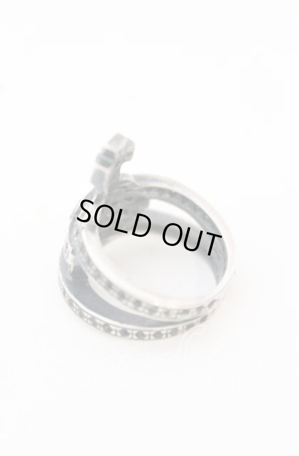 画像3: ヴィヴィアンウエストウッド 中古 / オーブリング S（12号） シルバーｘブラック  O-25-10-19-068-rg-YM-OS (3)