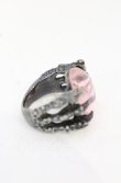 画像5: ヴィヴィアンウエストウッド 中古 / Crow Cabochon Ring（クロウカボションリング） S（12号） ピンクｘガンメタル  O-25-10-19-069-ac-YM-OS (5)