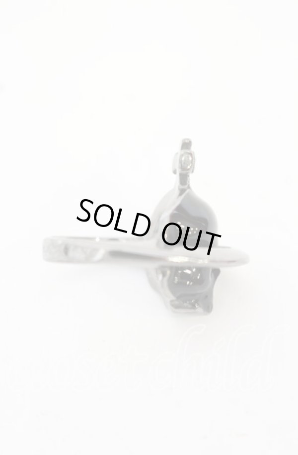画像5: ヴィヴィアンウエストウッド 中古 / Solid Skull Ring（ソリッドスカルリング） S（12号） ブラックｘガンメタル  O-25-10-19-070-rg-YM-OS (5)