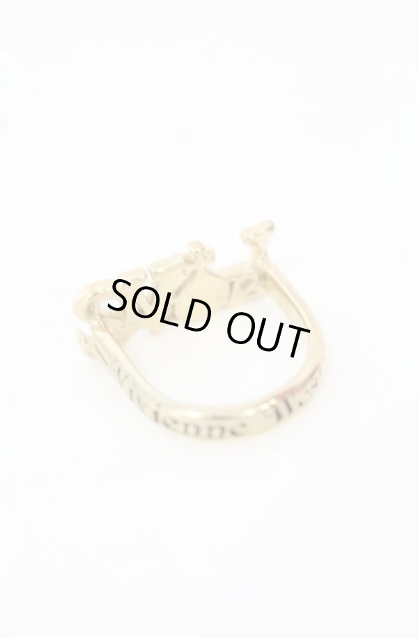 画像4: ヴィヴィアンウエストウッド 中古 / LOVE ORBリング S（11号） ゴールドｘピンク  O-25-10-19-071-rg-YM-OS (4)