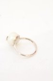 画像3: ヴィヴィアンウエストウッド 中古 /ANCHE SKULL RING（ブランシェスカルリング） XS（10号） シルバーｘパールホワイト  O-25-10-19-072-rg-YM-OS (3)
